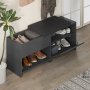 HANAH HOME Cipelarnik Filux Bench Anthracite - slika 3