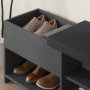 HANAH HOME Cipelarnik Filux Bench Anthracite - slika 5