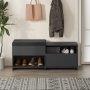 HANAH HOME Cipelarnik Filux Bench Anthracite - slika 1