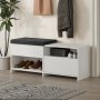 HANAH HOME Cipelarnik Filux Bench White - slika 2