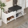 HANAH HOME Cipelarnik Filux Bench White - slika 3