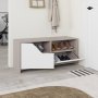 HANAH HOME Cipelarnik Nexus Shoe Cabinet Light Mocha White - slika 1