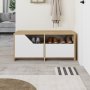 HANAH HOME Cipelarnik Nexus Shoe Cabinet Oak White - slika 2