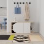 HANAH HOME Cipelarnik Nova Shoe Bench Oak White - slika 1