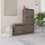 HANAH HOME Cipelarnik Dude Dark Brown - slika 1