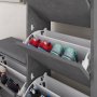HANAH HOME Cipelarnik Dude Grey - slika 5