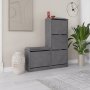 HANAH HOME Cipelarnik Dude Grey - slika 1