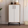 HANAH HOME Cipelarnik Prag Walnut White - slika 2