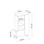 HANAH HOME Cipelarnik Agostina Shoes Atlantic Pine - slika 5