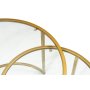 HANAH HOME Sto za dnevnu sobu Belarus Gold Glass 60 - slika 5