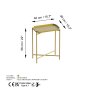 HANAH HOME Sto za dnevnu sobu Shb 009 A - slika 5