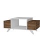 HANAH HOME Sto za dnevnu sobu Eriberto White Walnut - slika 1