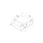 HANAH HOME Sto za dnevnu sobu Eriberto White Walnut - slika 4