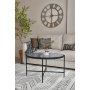 HANAH HOME Sto za dnevnu sobu Rotto Marble Anthracite - slika 3