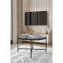 HANAH HOME Sto za dnevnu sobu Rotto Marble Anthracite - slika 1