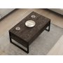 HANAH HOME Sto za dnevnu sobu Devon Orta Anthracite - slika 4
