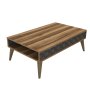 HANAH HOME Sto za dnevnu sobu City Walnut Chalcedony - slika 1