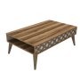HANAH HOME Sto za dnevnu sobu City Walnut Cream - slika 1