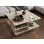 HANAH HOME Sto za dnevnu sobu Skull Travertine - slika 3
