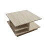 HANAH HOME Sto za dnevnu sobu Skull Travertine - slika 1