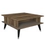HANAH HOME Sto za dnevnu sobu Logan Walnut - slika 1