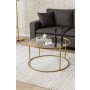 HANAH HOME Sto za dnevnu sobu Berlin Gold - slika 3