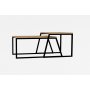 HANAH HOME Sto za dnevnu sobu Boyce Oak - slika 1