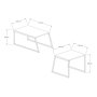 HANAH HOME Sto za dnevnu sobu Boyce Oak - slika 5