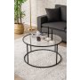 HANAH HOME Sto za dnevnu sobu Berlin Black - slika 3