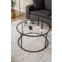 HANAH HOME Sto za dnevnu sobu Berlin Black - slika 2