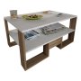 HANAH HOME Sto za dnevnu sobu Golden White Walnut - slika 1