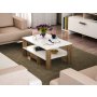 HANAH HOME Sto za dnevnu sobu Golden White Walnut - slika 2