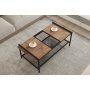 HANAH HOME Sto za dnevnu sobu Mata Atlantic Pine Black - slika 4