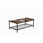 HANAH HOME Sto za dnevnu sobu Mata Atlantic Pine Black - slika 1