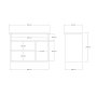 HANAH HOME Cipelarnik Furnas Oak - slika 5