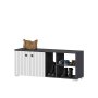 HANAH HOME Cipelarnik Sarandon Anthracite White - slika 3