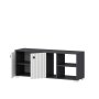 HANAH HOME Cipelarnik Sarandon Anthracite White - slika 4