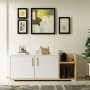 HANAH HOME Cipelarnik Sunrise Sapphire Oak White - slika 1