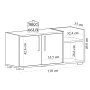 HANAH HOME Cipelarnik Sunrise Walnut - slika 5