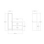 HANAH HOME Cipelarnik Daisy Anthracite - slika 5