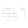 HANAH HOME Cipelarnik Reine Oak - slika 4