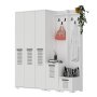 HANAH HOME Ormar za hodnik Asimo Ced White - slika 4