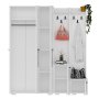 HANAH HOME Ormar za hodnik Asimo Ced White - slika 5