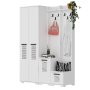 HANAH HOME Ormar za hodnik Asimo Deb White - slika 4