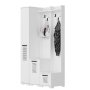 HANAH HOME Ormar za hodnik Asimo Ade White - slika 4