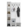 HANAH HOME Ormar za hodnik Asimo Ade White - slika 5