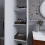 HANAH HOME Ormar Yaman 1 Door White - slika 4