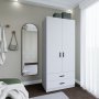 HANAH HOME Ormar Yaman 1600 042 White - slika 3
