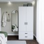 HANAH HOME Ormar Yaman 1600 042 White - slika 1