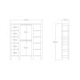 HANAH HOME Garderober City White - slika 4